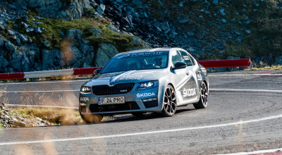 Skoda Octavia RS bate timpul unui Ferrari 458 Italia pe Transfăgărăşan! - Photo