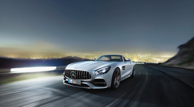Mercedes-AMG GT şi-a pierdut acoperişul! Iată noua versiune decapotabilă a supercarului german - Photo