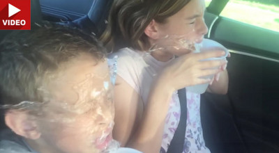 VIDEO TEST: Crezi că e posibil să bei apă într-un Tesla Model S care accelerează? - Photo