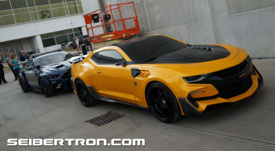 Bumblebee, Barricade, Optimus Prime şi Drift, pot fi văzuţi gata de acţiune, în platoul de filmare pentru Transformers 5 (VIDEO) - Photo