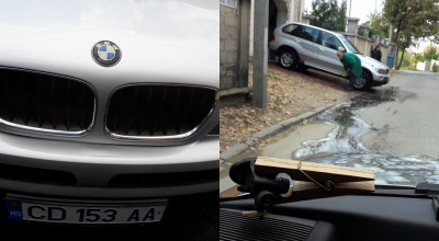 Corpul diplomatic îşi spală maşina chiar în stradă! INP-ul s-a autosesizat - Photo