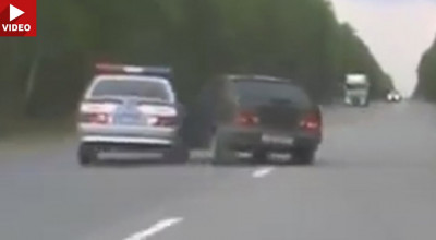 Made in Russia: Urmărire, dar nu chiar ca în filme. Şoferul fugar a eşuat lamentabil - Photo