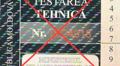 Gata cu revizia tehnică pe ”parbiz”! Ecusonul reviziei va fi lipit pe plăcuțele de înmatriculare ale mașinei. - Photo