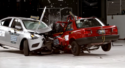 VIDEO: Impactul între un Nissan din 2016 şi unul din 1990 ne arată cât de mult au avansat automobilele - Photo