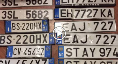 Hoţii de plăcuţe de înmatriculare cu numere străine au fost reţinuţi! - Photo