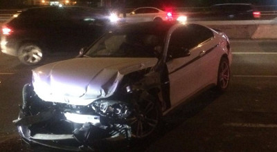 Atenţie cum conduceţi în oraş! Un BMW Seria 4 Coupe ne demonstrează că manevrele bruşte sunt periculoase iarna - Photo