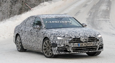 Noul Audi A8 a ieşit din nou la teste. Iată ce ascunde limuzina germană - Photo