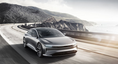 Cel mai apropiat rival al lui Tesla Model S, Lucid Air are un design demenţial, 1.000 CP la roţi şi o autonomie de 400 km! - Photo