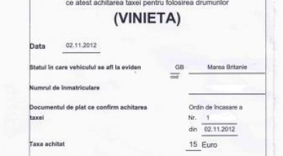 Din februarie vei putea achita vinieta la orice bancă! - Photo