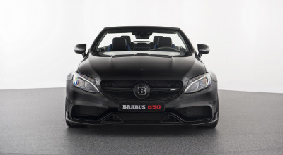 Ofensiva Brabus continuă cu un C63 S Cabriolet modificat în acelaşi stil sumbru - Photo