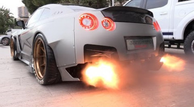 VIDEO: Un GT-R de 1750 de cai putere scuipă flăcări pe străzile din Monaco - Photo