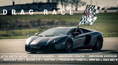 VIDEO: DragRace cu 10 maşini modificate şi un final neaşteptat! - Photo