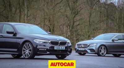 Iată şi cel mai aşteptat test din lumea auto: Noul BMW Seria 5 nas în nas cu Mercedes-Benz E-Class - Photo
