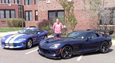 TEST: Ultimul Dodge Viper ACR îşi întâlneşte părintele, Viper-ul GTS din 1997 - Photo