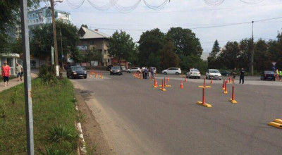 Una din cele şase intersecţii vizate, din capitală, a fost amenajată conform noilor cerinţe - Photo