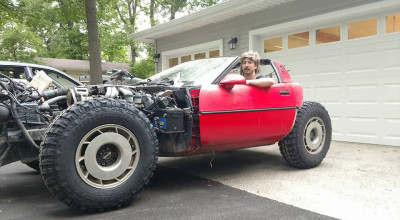 Buggy dintr-un Chevrolet Corvette! O modificare neobişnuită sau o legendă ruinată? - Photo