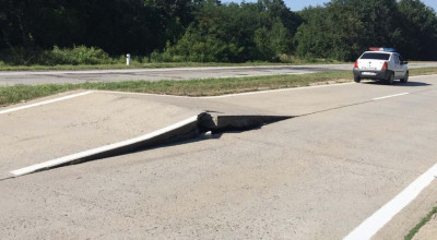 Canicula ridică din nou plăcile de beton în aer! - Photo