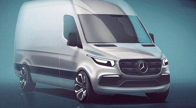 Mercedes scoate la iveală prima schiţă a noului Sprinter - Photo
