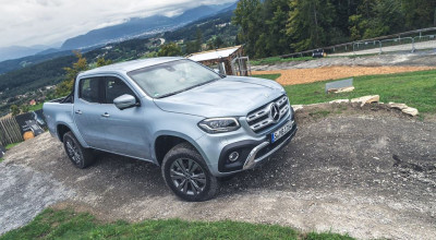 X-Class-ul a fost văzut în habitatul său natural. Iată cum arată pickup-ul nemţesc la iarbă verde - Photo