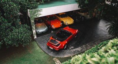 Şi-a construit o casă pe insulele Filipine, special pentru colecţia sa de maşini Porsche! - Photo