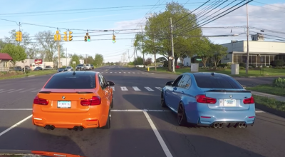 Şi-au dat startul la o cursă ilegală, direct de la semafor, dar cu Poliţia în spate! (VIDEO) - Photo