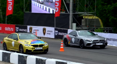 (VIDEO) Un BMW M4 de 750 CP provoacă un Mercedes SL63 AMG de 750 CP - Photo