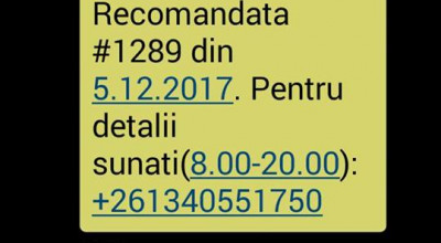 Atenţie Şoferi! Escrocheria prin sms-uri 