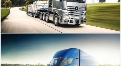 Mercedes pune la îndoială autonomia camionului electric Tesla Semi: 
