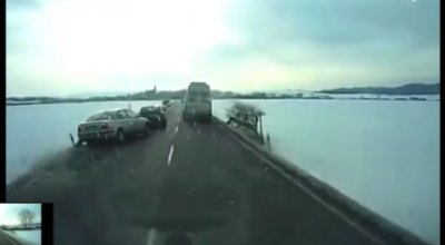 VIDEO: Iată de ce, înainte să te angajezi într-o depăşire, eşti OBLIGAT să verifici oglinzile retrovizoare! - Photo