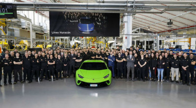 Lamborghini sărbătorește 10.000 de exemplare produse ale modelului Huracan - Photo