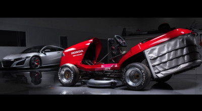 Honda dezvăluie Mean Mower 2, cositoarea de gazon mai puternică decât un Civic! - Photo