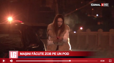 INP, nu vă mai autosesizați! Fata zburătoare a fost identificată. În 2018 a suferit deja un accident - Photo