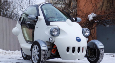 Rușii au construit un vehicul electric cu trei roți care oferă o autonomie de 100 de kilometri - Photo