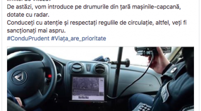 Atenție Șoferi! Mașinile-Capcană, dotate cu Radar vor reveni pe drumurile din țară! - Photo