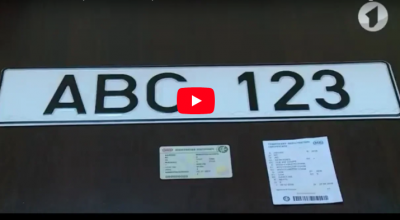 Fon alb, trei litere și trei cifre de culoare neagră. Așa vor arăta numerele neutre Transnistriene - Photo