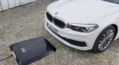 BMW introduce prima platformă de reîncărcare a bateriilor electrice prin inducție! - Photo
