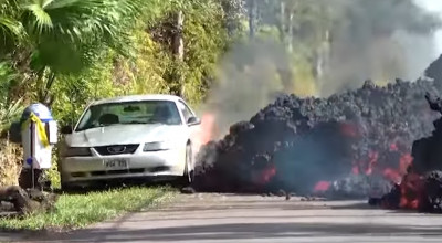 (VIDEO) Vezi cum un Ford Mustang este distrus de lavă în mai puțin de un minut! - Photo