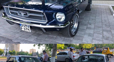 Bijuteria americană pe străzile Chisinăului! Un Ford Mustang clasic a fost observat în capitală - Photo
