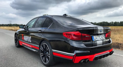(VIDEO) BMW M5 primește un nou sunet grație eșapamentului din titan pregătit de atelierul Akrapovic! - Photo