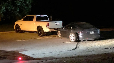 (VIDEO) În Canada a fost înregistrată prima Tesla Model S zburătoare! - Photo