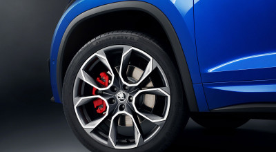 (VIDEO) SUV-ul de performanță Kodiaq RS va primi cele mai mari jante din istoria companiei Skoda! - Photo