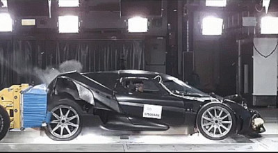 (VIDEO) Crash teste de milioane! Vezi cum sunt distruse supercarurile în numele siguranței - Photo