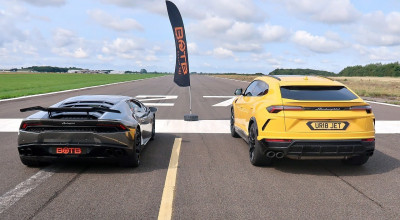 (VIDEO) Lamborghini Urus versus Huracan! Are oare SUV-ul șanse împotriva supercarului? - Photo