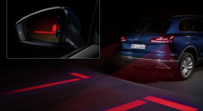 Volkswagen prezintă tehnologiile de iluminare ale viitorului! Farurile vor proiecta marcaje iar stopurile ne vor ajuta să parcăm - Photo