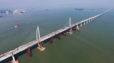 Chinezii au construit cel mai lung pod maritim din lume! Are 55 km lungime și a costat 20 miliarde de dolari - Photo