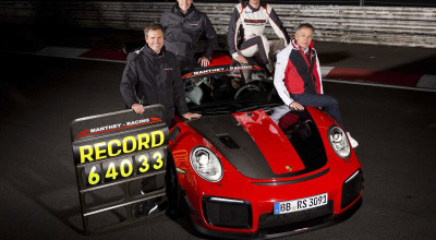 (VIDEO) Un nou record pe Nurburgring! Porsche 911 GT2 RS MR devine cel mai rapid model de stradă de pe circuitul german - Photo