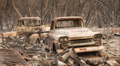 (GALERIE FOTO) Vehicule distruse de incendiile din California! Imagini pline de tristețe - Photo