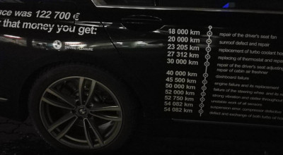 A platit 122.000 euro pentru 12 defecțiuni tehnice în nici 55.000 km! Este povestea unui Seria 7 de ultimă generație - Photo
