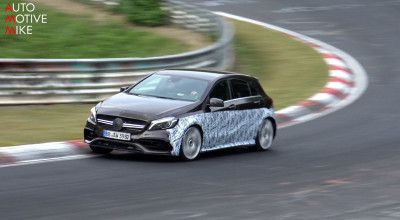 (VIDEO) Viitorul Mercedes-AMG A45 surprins pe Nurburgring! Oficialii declară că hot hatch-ul de 400 CP va oferi și un ”Drift Mode”! - Photo