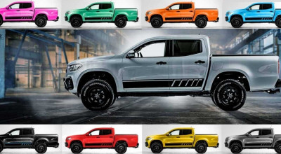 Crezi că Mercedes-Benz X-Class arată cam plictisitor? Acum poți comanda un X-Class X² în culoarea roz și cu lift-kit din uzină! - Photo